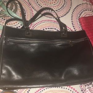 Black handbag